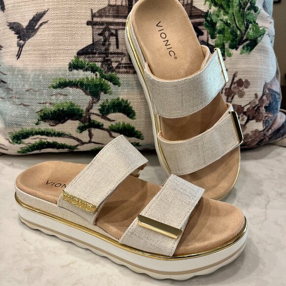 Vionic Marshmellow Colored Sandal - Picture 1 of 9